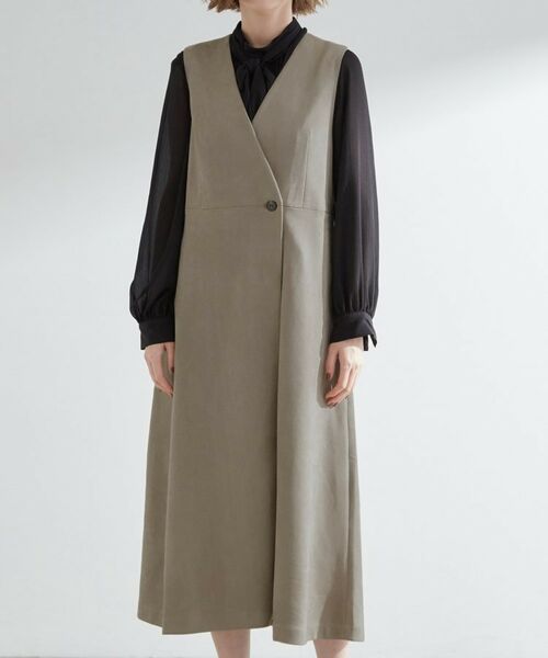 grove / グローブ ロング・マキシ丈ワンピース | 【2WAY】スウェード調ジレワンピース | 詳細22