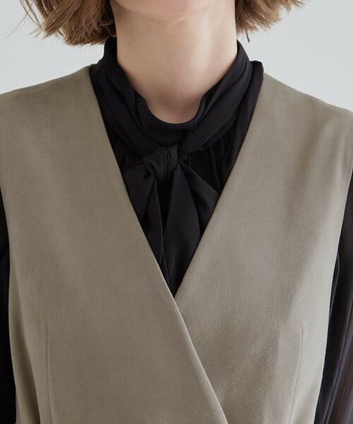 grove / グローブ ロング・マキシ丈ワンピース | 【2WAY】スウェード調ジレワンピース | 詳細23