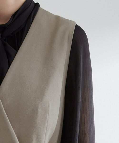 grove / グローブ ロング・マキシ丈ワンピース | 【2WAY】スウェード調ジレワンピース | 詳細24