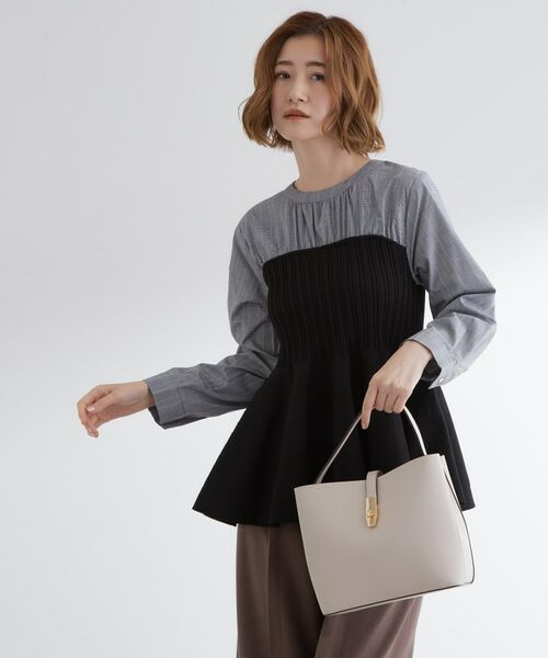 grove / グローブ ショルダーバッグ | 【人間工学】メタルベルトダブルショルダーバッグ | 詳細1