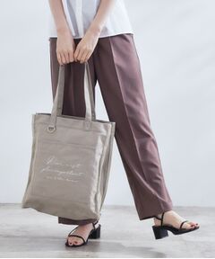 grove / グローブ トートバッグ | 【A4・多機能】パイピングロゴキャンバストート