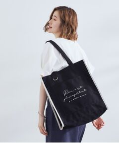 grove / グローブ トートバッグ | 【A4・多機能】パイピングロゴキャンバストート