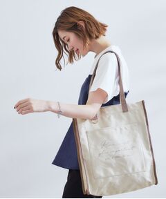 grove / グローブ トートバッグ | 【A4・多機能】パイピングロゴキャンバストート