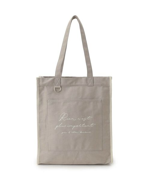 grove / グローブ トートバッグ | 【A4・多機能】パイピングロゴキャンバストート | 詳細14