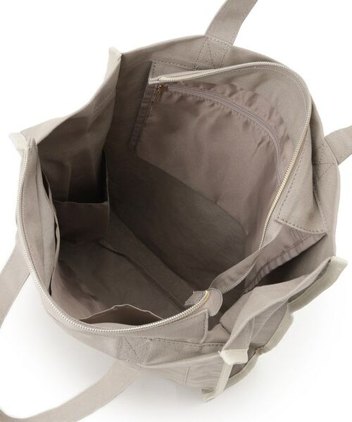 grove / グローブ トートバッグ | 【A4・多機能】パイピングロゴキャンバストート | 詳細24