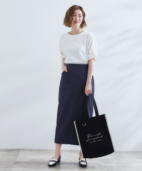 grove / グローブ トートバッグ | 【A4・多機能】パイピングロゴキャンバストート | 詳細4