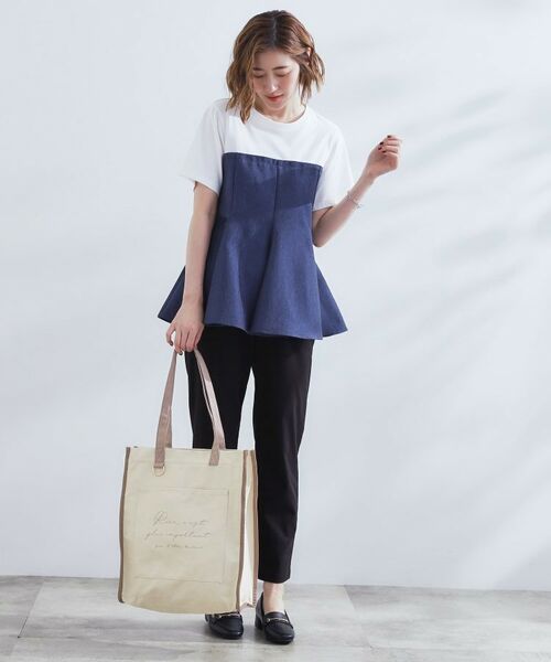 grove / グローブ トートバッグ | 【A4・多機能】パイピングロゴキャンバストート | 詳細6