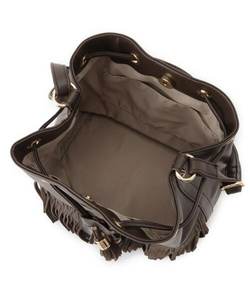 grove / グローブ ショルダーバッグ | スエードフリンジ巾着ショルダーバッグ | 詳細16