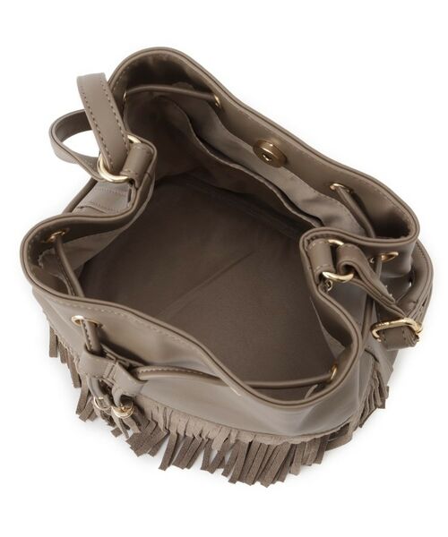 grove / グローブ ショルダーバッグ | スエードフリンジ巾着ショルダーバッグ | 詳細17