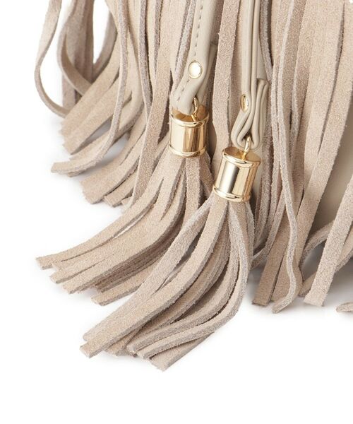 grove / グローブ ショルダーバッグ | スエードフリンジ巾着ショルダーバッグ | 詳細22