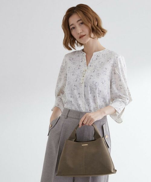 grove / グローブ トートバッグ | タックハンドル2WAYトート(オリーブグリーン(426))