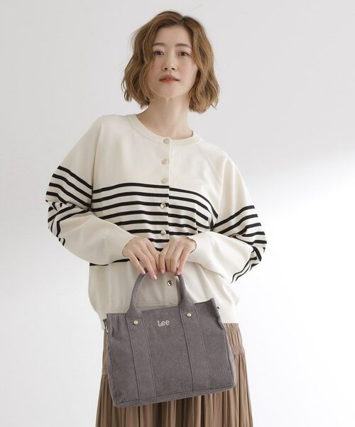 grove / グローブ トートバッグ | 【Lee別注】コーデュロイスクエアトート | 詳細1