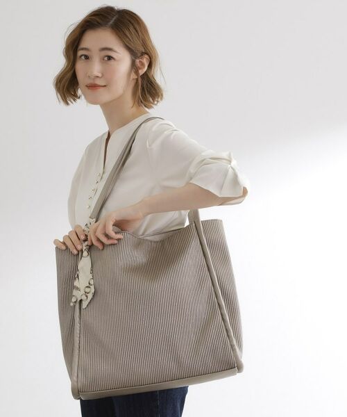 grove / グローブ トートバッグ | 【A4】プリーツスカーフ付トート | 詳細1