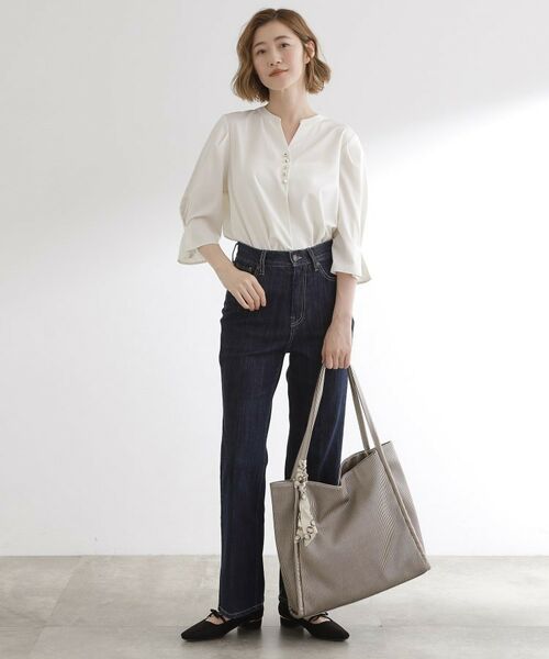 grove / グローブ トートバッグ | 【A4】プリーツスカーフ付トート | 詳細2