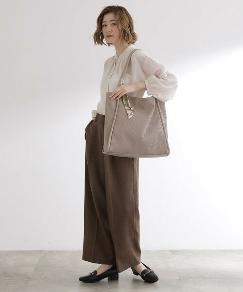 grove / グローブ トートバッグ | 【A4】プリーツスカーフ付トート | 詳細4