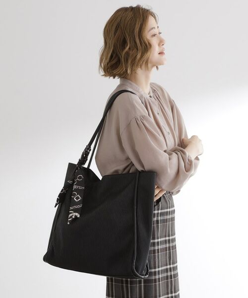 grove / グローブ トートバッグ | 【A4】プリーツスカーフ付トート | 詳細5