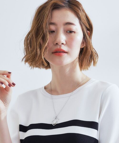 grove / グローブ ネックレス・ペンダント・チョーカー | ツイストデザインパール調ネックレス | 詳細5