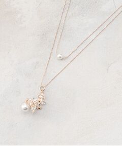 grove / グローブ ネックレス・ペンダント・チョーカー | フラワーモチーフパール調ネックレス