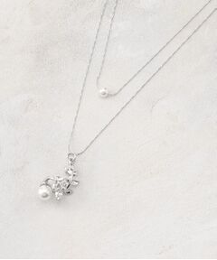 grove / グローブ ネックレス・ペンダント・チョーカー | フラワーモチーフパール調ネックレス