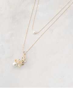 grove / グローブ ネックレス・ペンダント・チョーカー | フラワーモチーフパール調ネックレス