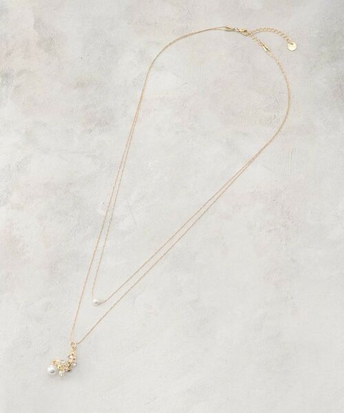 grove / グローブ ネックレス・ペンダント・チョーカー | フラワーモチーフパール調ネックレス | 詳細2