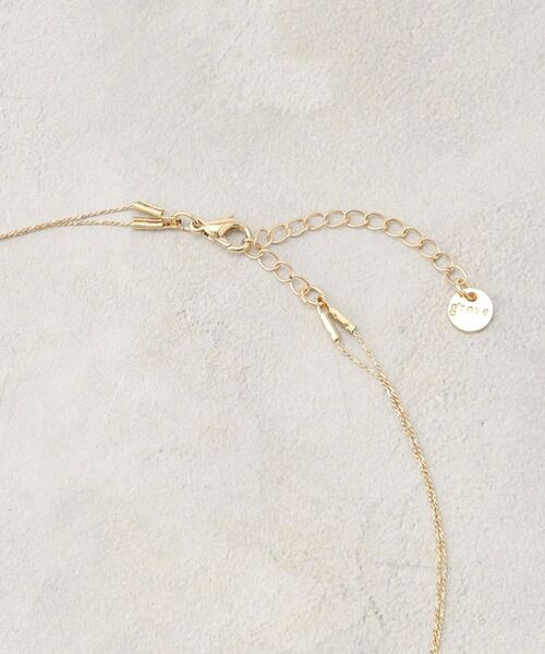 grove / グローブ ネックレス・ペンダント・チョーカー | フラワーモチーフパール調ネックレス | 詳細3