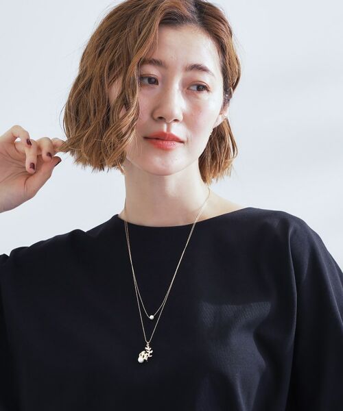 grove / グローブ ネックレス・ペンダント・チョーカー | フラワーモチーフパール調ネックレス | 詳細5