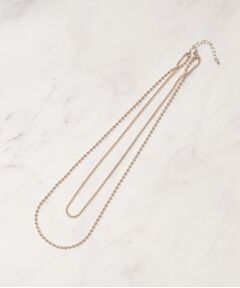 grove / グローブ ネックレス・ペンダント・チョーカー | ボールチェーン2連ネックレス