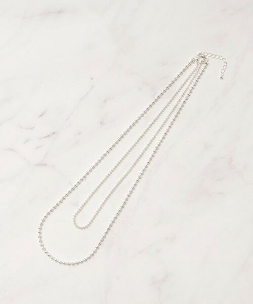 grove / グローブ ネックレス・ペンダント・チョーカー | ボールチェーン2連ネックレス | 詳細1