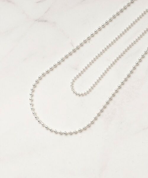 grove / グローブ ネックレス・ペンダント・チョーカー | ボールチェーン2連ネックレス | 詳細2
