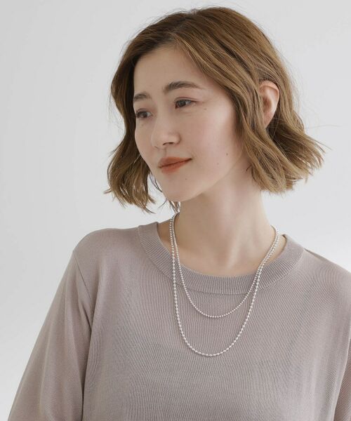 grove / グローブ ネックレス・ペンダント・チョーカー | ボールチェーン2連ネックレス | 詳細5