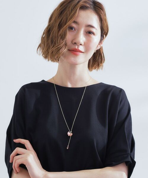 grove / グローブ ネックレス・ペンダント・チョーカー | フラワーモチーフスライドネックレス | 詳細5