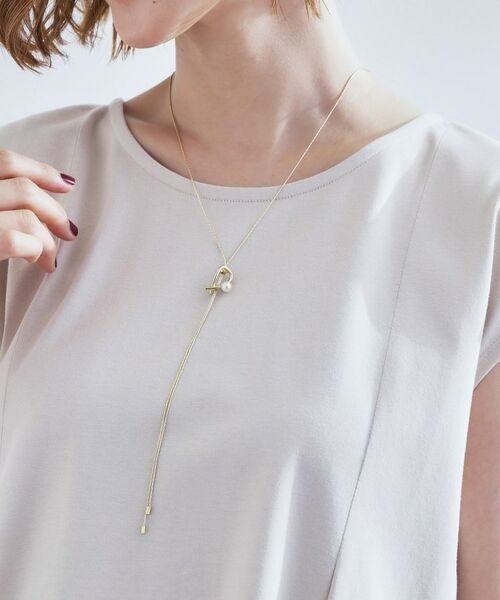 grove / グローブ ネックレス・ペンダント・チョーカー | パール調メタルスライドネックレス | 詳細4