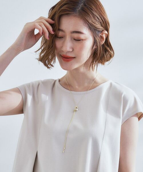 grove / グローブ ネックレス・ペンダント・チョーカー | パール調メタルスライドネックレス | 詳細5