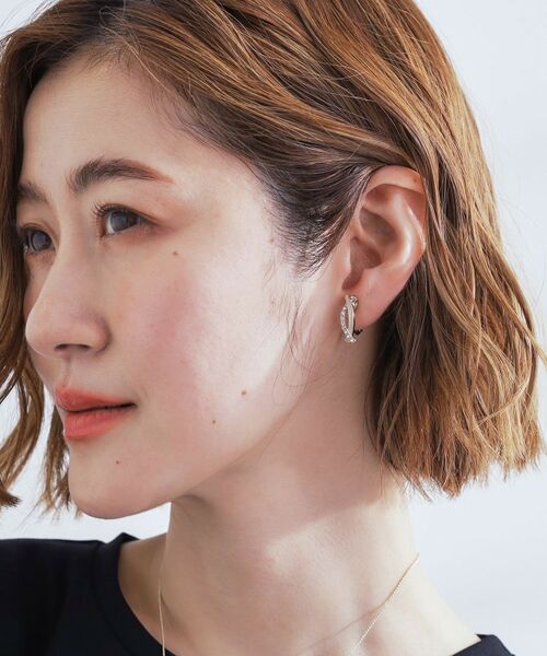 grove / グローブ ピアス・イヤリング | 【痛くなりにくい】エポビジューイヤ | 詳細5