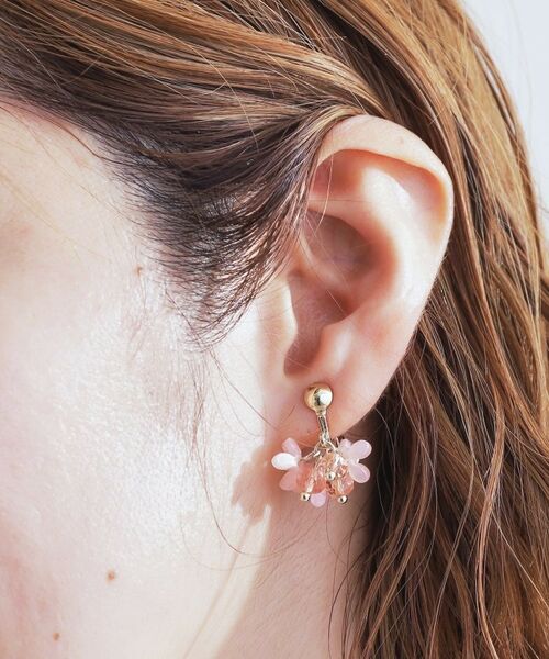 grove / グローブ ピアス・イヤリング | 【痛くなりにくい】フラワーイヤリング | 詳細4
