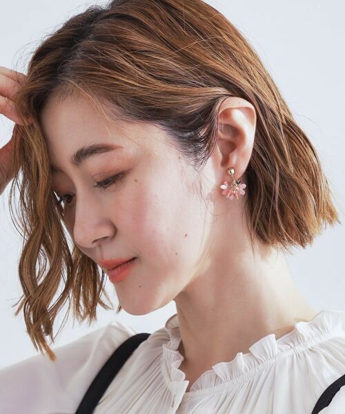 grove / グローブ ピアス・イヤリング | 【痛くなりにくい】フラワーイヤリング | 詳細5