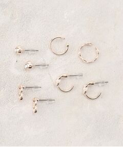 grove / グローブ ピアス・イヤリング | アソートメタルピアスイヤカフSET