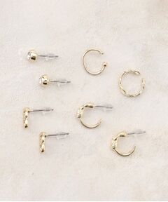 grove / グローブ ピアス・イヤリング | アソートメタルピアスイヤカフSET