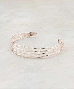 存在感抜群 ブレスレット べっ甲×シルバー BOUCLE ガーネット シルバーブレスレット(いちご泥棒)《M0020007