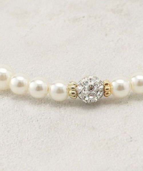 grove / グローブ ブレスレット・バングル | パール調ビジューワイヤーブレス | 詳細3