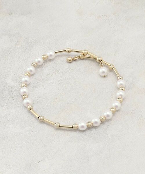 grove / グローブ ブレスレット・バングル | メタルパール調ワイヤーブレス | 詳細1
