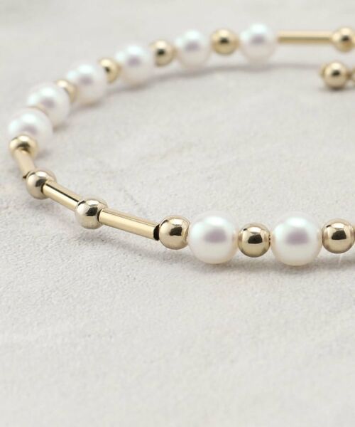grove / グローブ ブレスレット・バングル | メタルパール調ワイヤーブレス | 詳細3