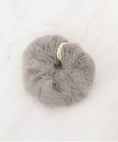 grove / グローブ ヘアアクセサリー | フェイクファーメタルシュシュ