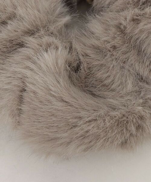 grove / グローブ ヘアアクセサリー | フェイクファーメタルシュシュ | 詳細3