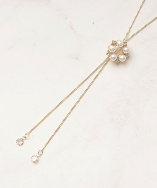 grove / グローブ ネックレス・ペンダント・チョーカー | サークルパール調スライドネックレス | 詳細3
