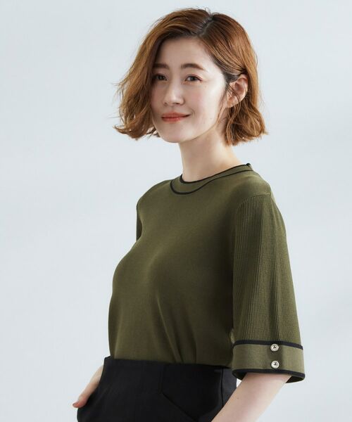 grove / グローブ ニット・セーター | 【夏に嬉しい機能付き】やわらかドライタッチワイドスリーブプルオーバー | 詳細13