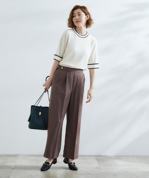 grove / グローブ ニット・セーター | 【夏に嬉しい機能付き】やわらかドライタッチワイドスリーブプルオーバー | 詳細3