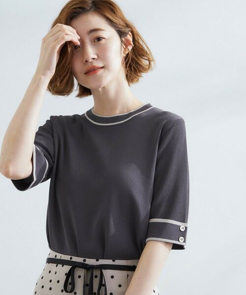 grove / グローブ ニット・セーター | 【夏に嬉しい機能付き】やわらかドライタッチワイドスリーブプルオーバー | 詳細5