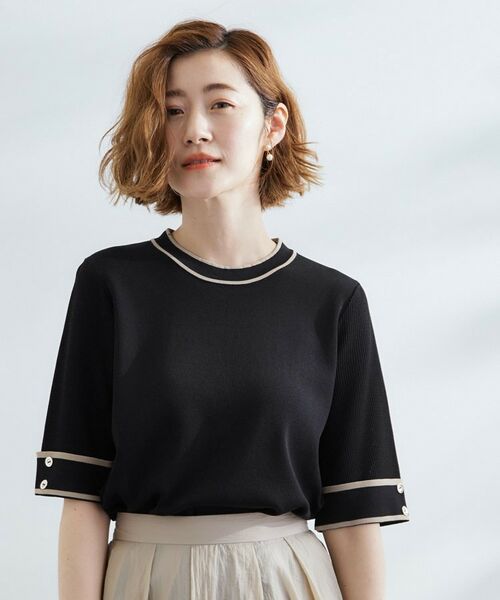 grove / グローブ ニット・セーター | 【夏に嬉しい機能付き】やわらかドライタッチワイドスリーブプルオーバー | 詳細9